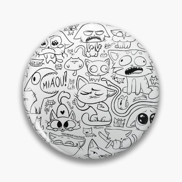 Item preview, A Bunch of Crazy Doodle Cats designed and sold by AnimationPixie.