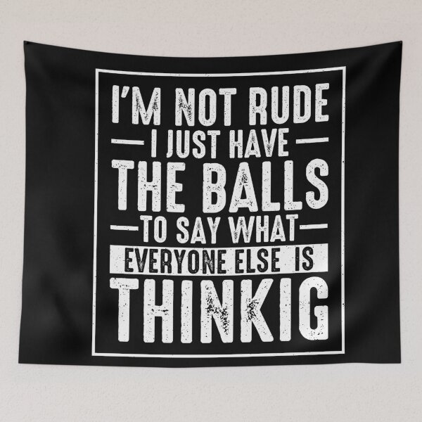 Item preview, I Say What Everyone Else Is Thinking designed and sold by Hairball-Pets.