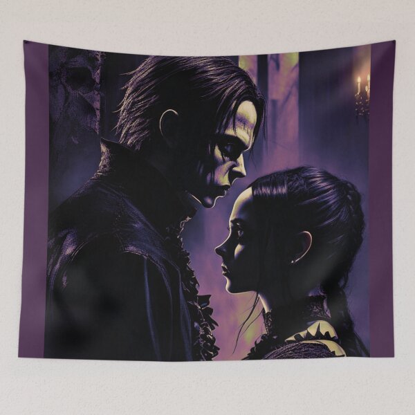 Item preview,  Dark Fantasy: Goth Couple Art (Gothic Romance Illustration) designed and sold by REALKIRAN.