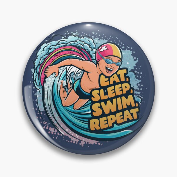 Item preview, Eat Sleep Swim Repeat | Dive into Style: Swim Team Design Collection for Champions! designed and sold by Dunncredible.