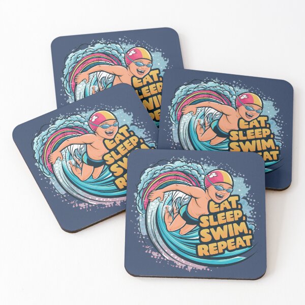 Item preview, Eat Sleep Swim Repeat | Dive into Style: Swim Team Design Collection for Champions! designed and sold by Dunncredible.