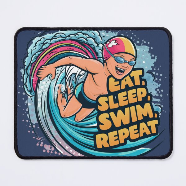 Item preview, Eat Sleep Swim Repeat | Dive into Style: Swim Team Design Collection for Champions! designed and sold by Dunncredible.