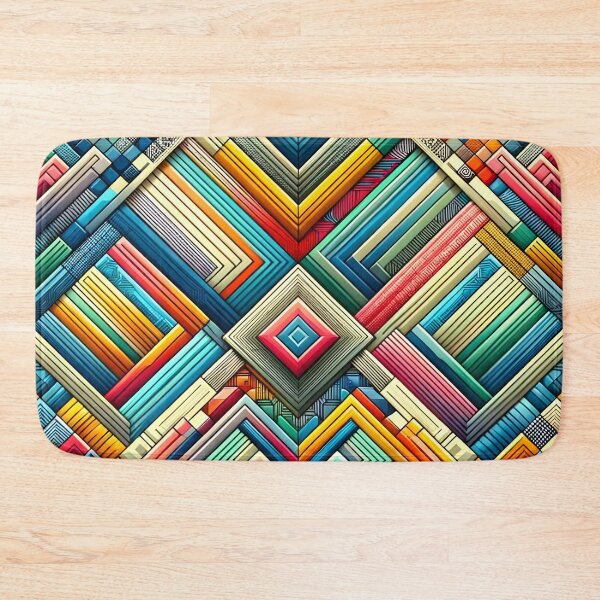 Item preview, Colorful Geometric Abstract Art , Modern Geometric Shapes Tee designed and sold by PillowTalkyZone.
