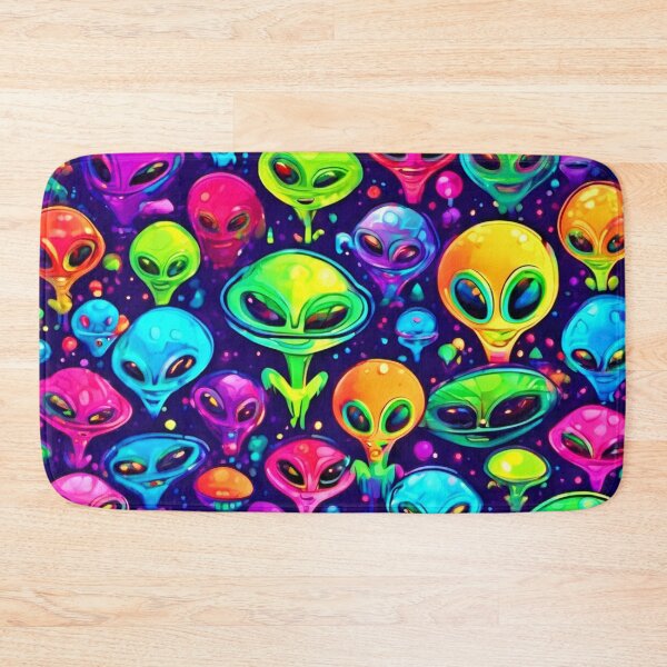Item preview, Vibrant Alien Characters Artwork designed and sold by Health And Fitness Posts e-Store.