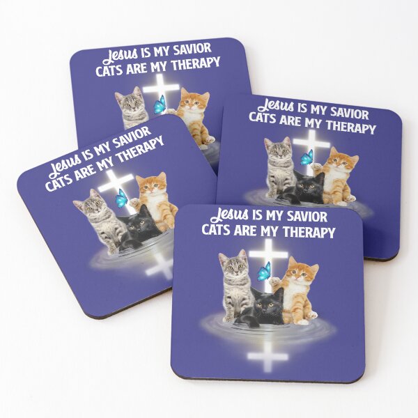 Item preview, Cats are my therapy designed and sold by godleo.
