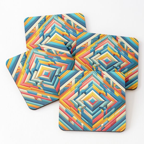 Item preview, Colorful Geometric Abstract Art , Modern Geometric Shapes Tee designed and sold by PillowTalkyZone.