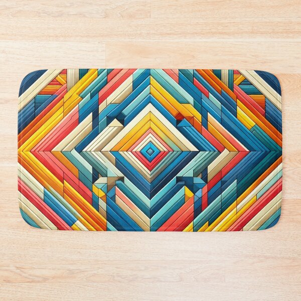 Item preview, Colorful Geometric Abstract Art , Modern Geometric Shapes Tee designed and sold by PillowTalkyZone.