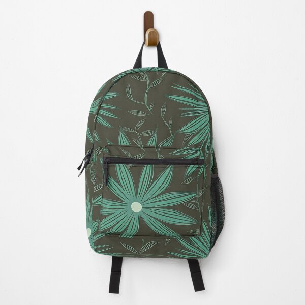 Item preview, Nature fan palm branches silhouettes seamless pattern. designed and sold by Haji Kamora.