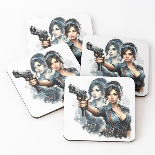 Item preview, “Fatal Beauty: an armed and dangerous woman” designed and sold by CHRIST5000.