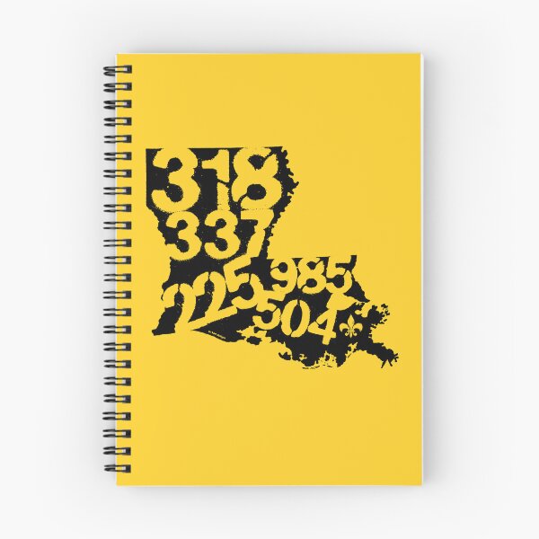 Item preview, Louisiana area codes (black color) designed and sold by gokartdesigns.