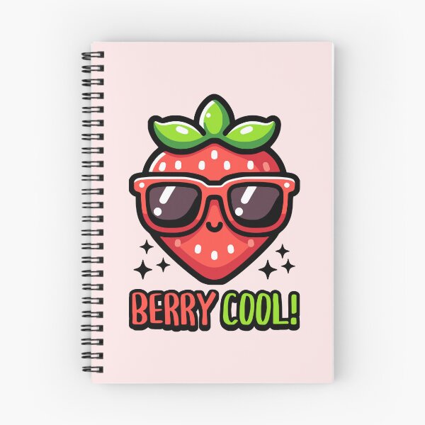 Item preview, Berry Cool! Cute Strawberry Pun designed and sold by PMCreative.