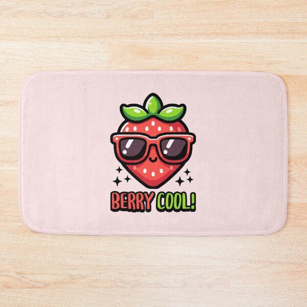Item preview, Berry Cool! Cute Strawberry Pun designed and sold by PMCreative.