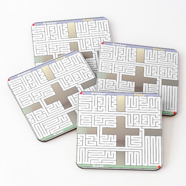 Item preview, Easy maze puzzle, entertainment for posters and accessories. designed and sold by jayne0524.