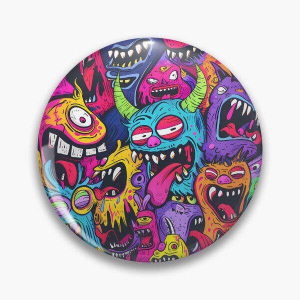Item preview, A Psychedelic Monster Masterpiece designed and sold by Ipek Morel.
