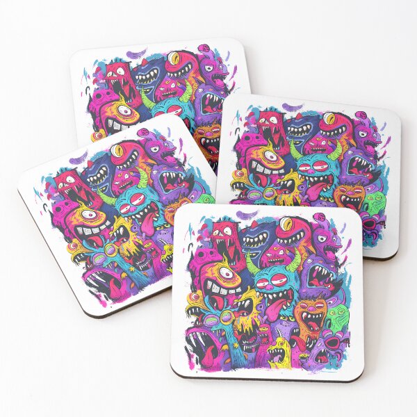 Item preview, A Psychedelic Monster Masterpiece designed and sold by Ipek Morel.