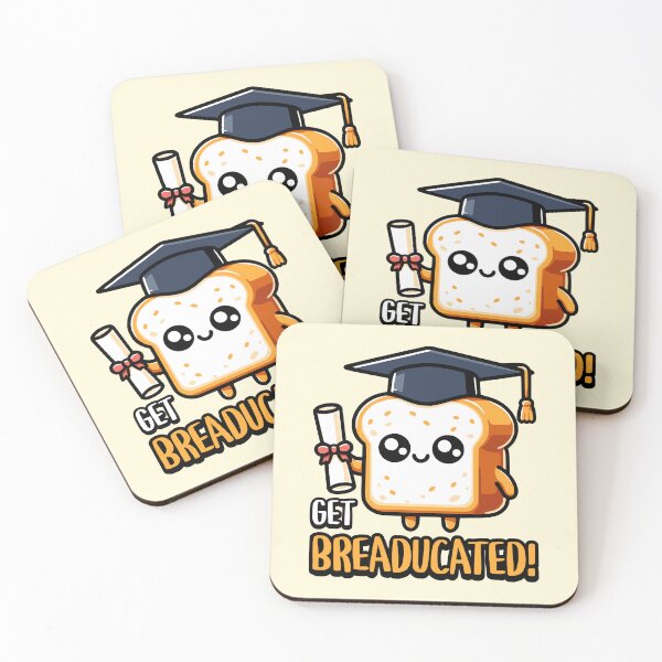 Item preview, Get Breaducated! Cute Strawberry Pun designed and sold by PMCreative.