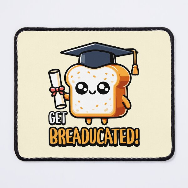 Item preview, Get Breaducated! Cute Strawberry Pun designed and sold by PMCreative.