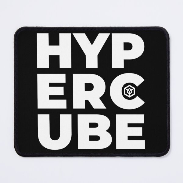 Item preview, Hypercube bold lettering white (large) designed and sold by WeareHypercube.