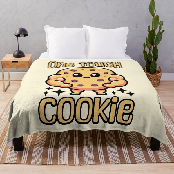Item preview, One Tough Cookie! Cute Cookie Pun designed and sold by PMCreative.
