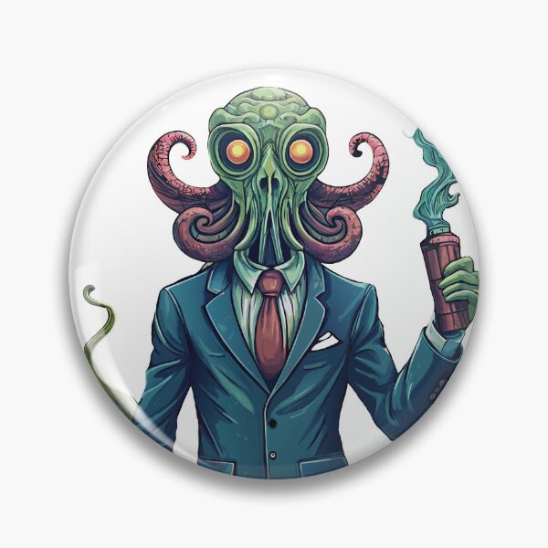Item preview, Octopus in a suit in psychedelic style designed and sold by ploen kongsuwan.
