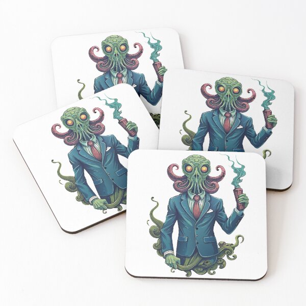 Item preview, Octopus in a suit in psychedelic style designed and sold by ploen kongsuwan.