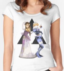Zelda and Sheik Women's Fitted Scoop T-Shirt