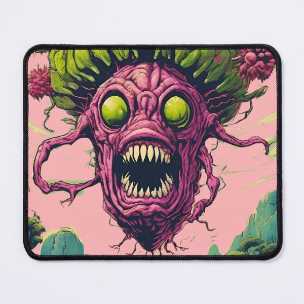 Item preview, Hungry broccoli brain monster designed and sold by Beefuddle.