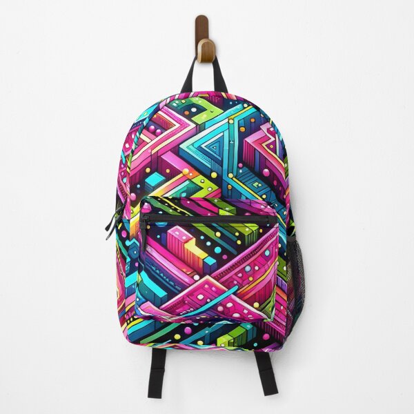 Item preview, Abstract Geometric Pattern Art - Vibrant Low Poly & Isometric Design designed and sold by PillowTalkyZone.