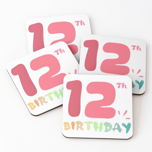 Item preview, Happy 12th Birthday designed and sold by SimpleP.