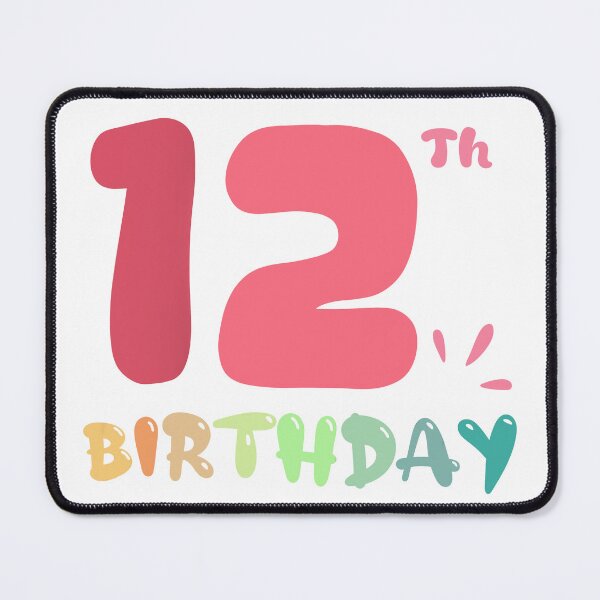 Item preview, Happy 12th Birthday designed and sold by SimpleP.