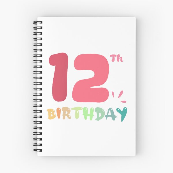Item preview, Happy 12th Birthday designed and sold by SimpleP.