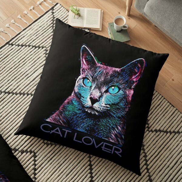 CAT LOVER CRASSCO RUSSIAN BLUE Bodenkissen