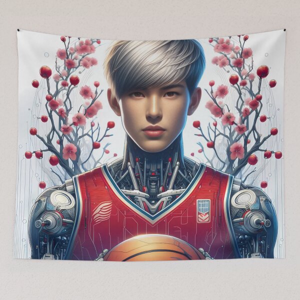 Item preview, The Cyborg Basketball Player designed and sold by aminz4.