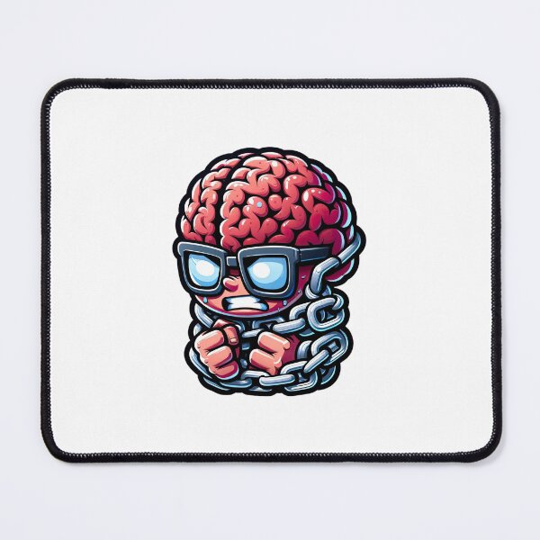 Item preview, Brain in shackles trying to break free designed and sold by Hammad Iqbal.