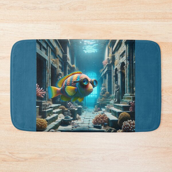 Item preview, The aquatic explorer, a fish's adventure among sunken city ruins designed and sold by AndreaMart.