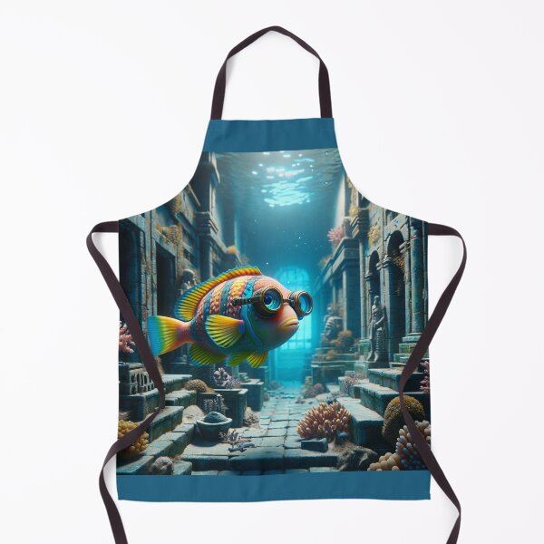 Item preview, The aquatic explorer, a fish's adventure among sunken city ruins designed and sold by AndreaMart.
