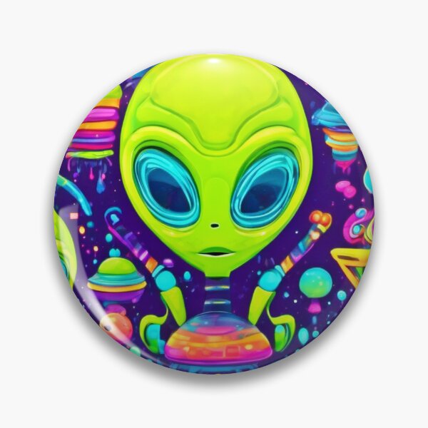 Item preview, Alien Art Fun designed and sold by Health And Fitness Posts e-Store.