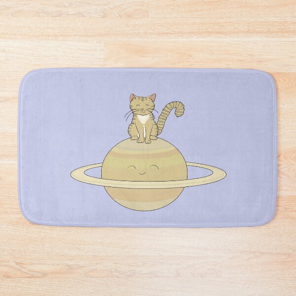 Aperçu de l'œuvre Chat mignon et Saturne créée et vendue par HugSomeNettles.