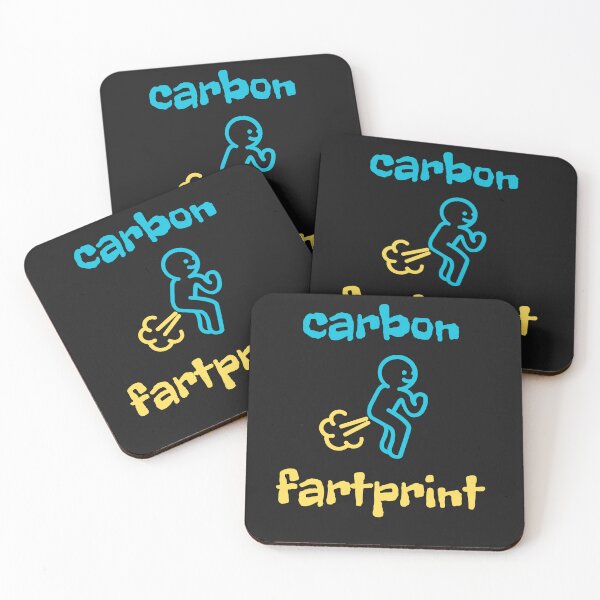 Item preview, carbon fartprint, save the world designed and sold by RAGOOL-ART.