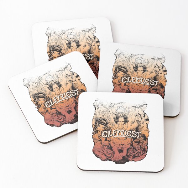Elfquest, by Wendy and Richard Pini Coasters (Set of 4)