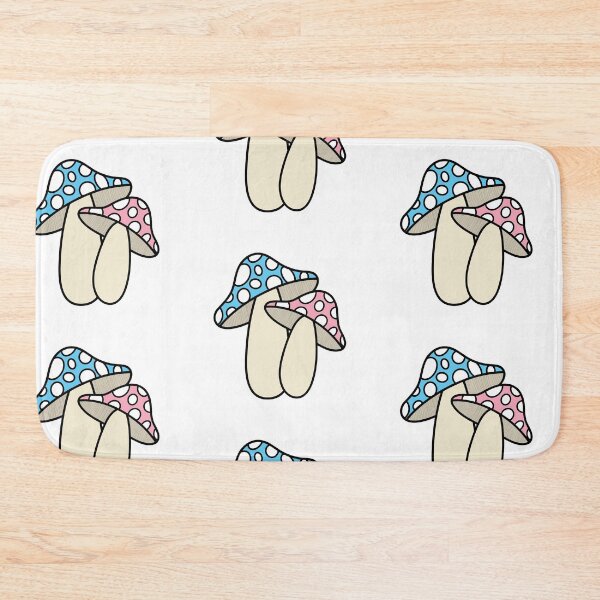 Item preview, Transgender Pride Mushroom  designed and sold by The-Floral-One.