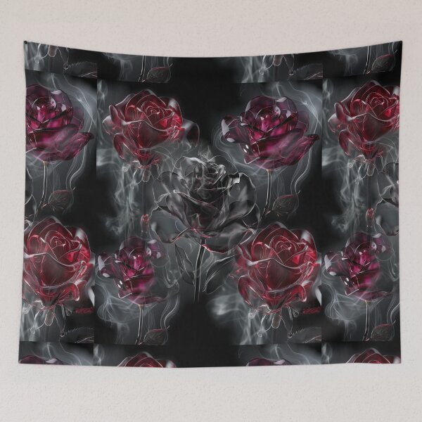 Item preview, black&red crystal roses designed and sold by TomVtX.
