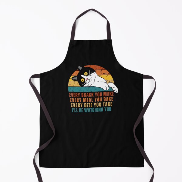 Item preview, Funny Cute Tuxedo Cat - Every Snack You Make, Every Meal You Bake, Every Bite You Take, I ll be Watching You designed and sold by patternjp.