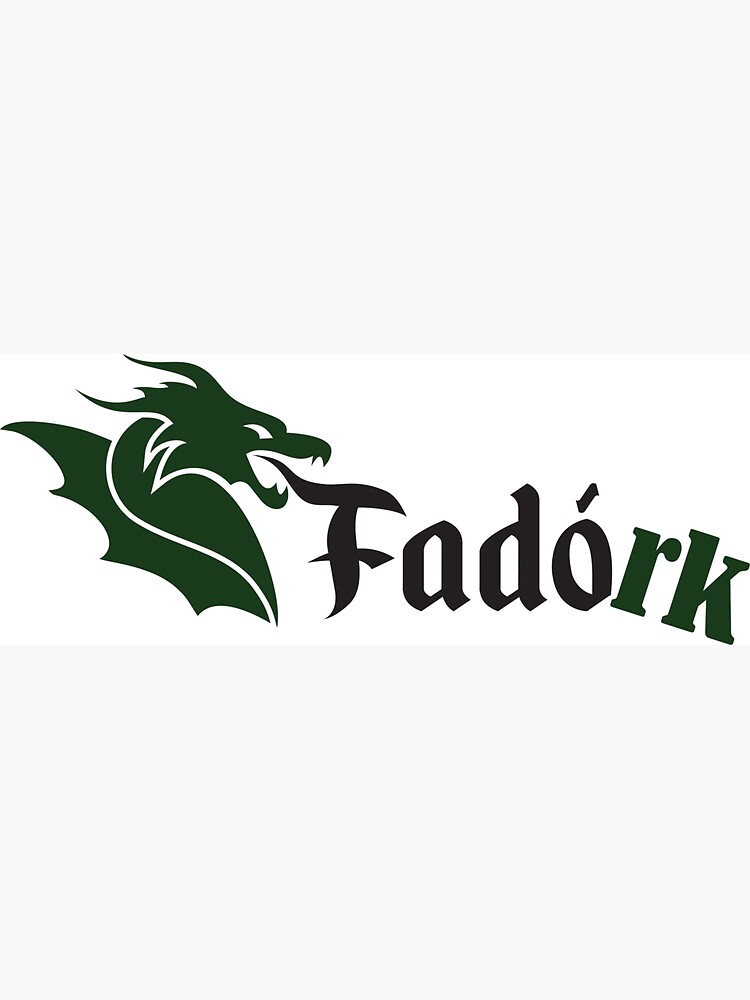 Thumbnail 3 of 3, Sticker, Fadork Fan Sticker designed and sold by FaDragon.