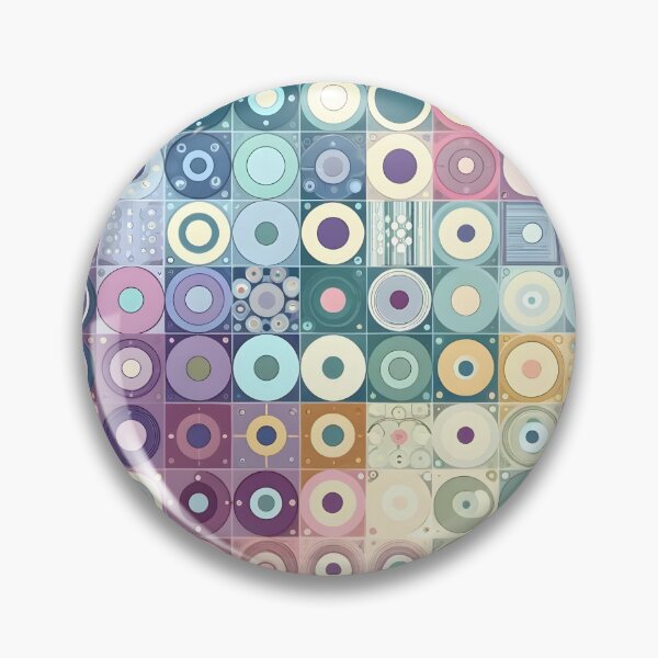 Item preview, Serene Pastel Circles Art - Calming Geometric Wall Decor designed and sold by PillowTalkyZone.