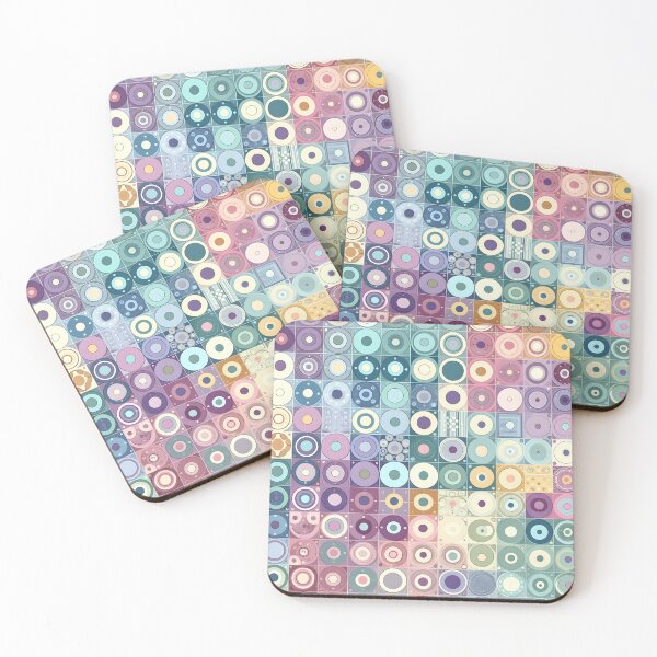 Item preview, Serene Pastel Circles Art - Calming Geometric Wall Decor designed and sold by PillowTalkyZone.