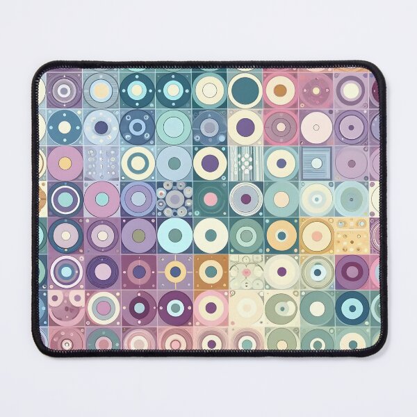Item preview, Serene Pastel Circles Art - Calming Geometric Wall Decor designed and sold by PillowTalkyZone.