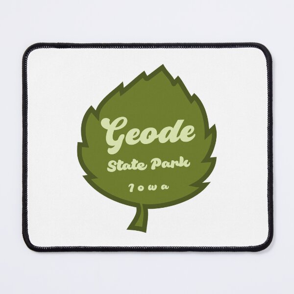 Item preview, Geode State Park Iowa Leaf designed and sold by bivenart.