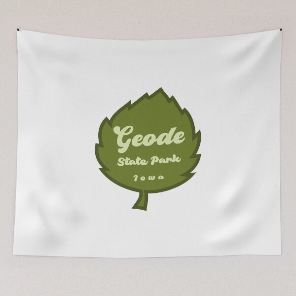 Item preview, Geode State Park Iowa Leaf designed and sold by bivenart.