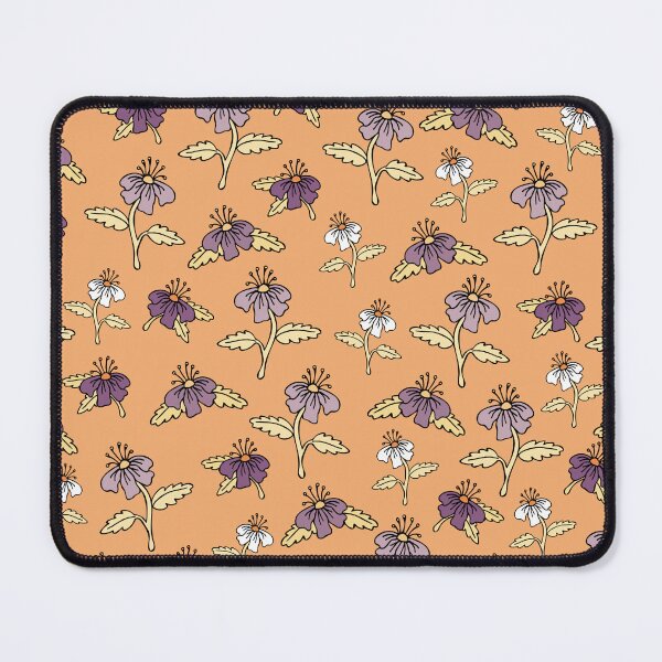 Item preview, Flowers with Stamens (peach & lilac) designed and sold by Peggy Ann Creations.